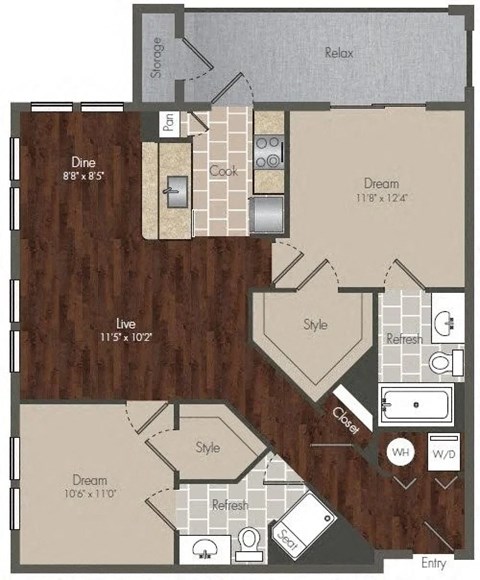 Floorplan C5 - Kessler at Prairie Crossing, Texas 75244
